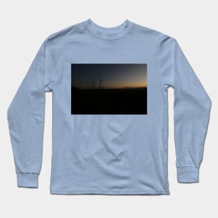 sunset photo from mountain Long Sleeve T-Shirt